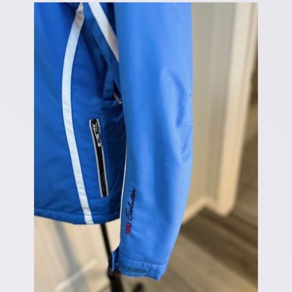 Marker Evolutions Ski/Snowboard Jacket in blue with white trim – Size Petite 10 - Picture 6 of 10